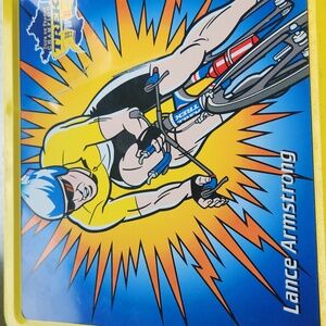 RARE LANCE ARMSTRONG SIGNATURE TOUR DE FRANCE CHAMPION TREK BIKES LUNCH BOX 2001
